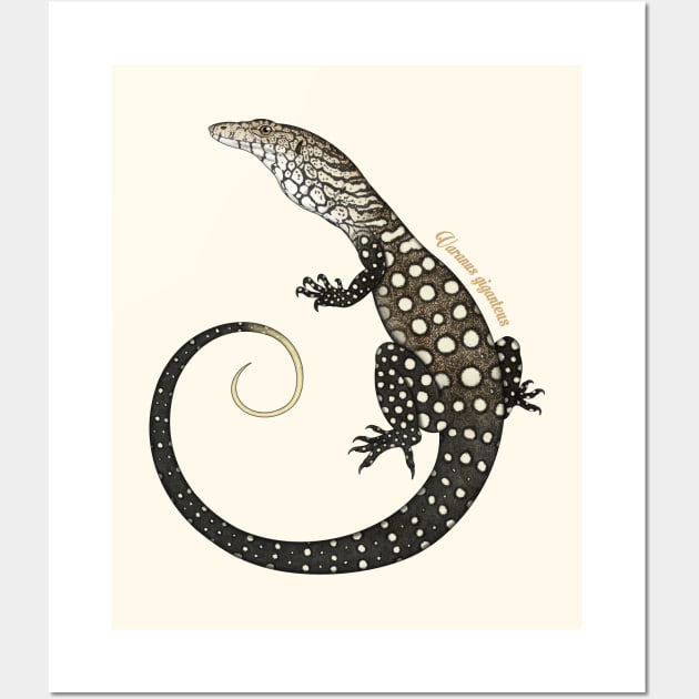 Perentie Wall Art by miss_varanus